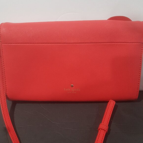 Kate Spade Macaw Parrot Red Sling Purse - Picture 3 of 6